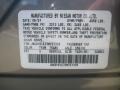 K51: Platinum Graphite Metallic 2007 Infiniti G 35 Journey Sedan Color Code