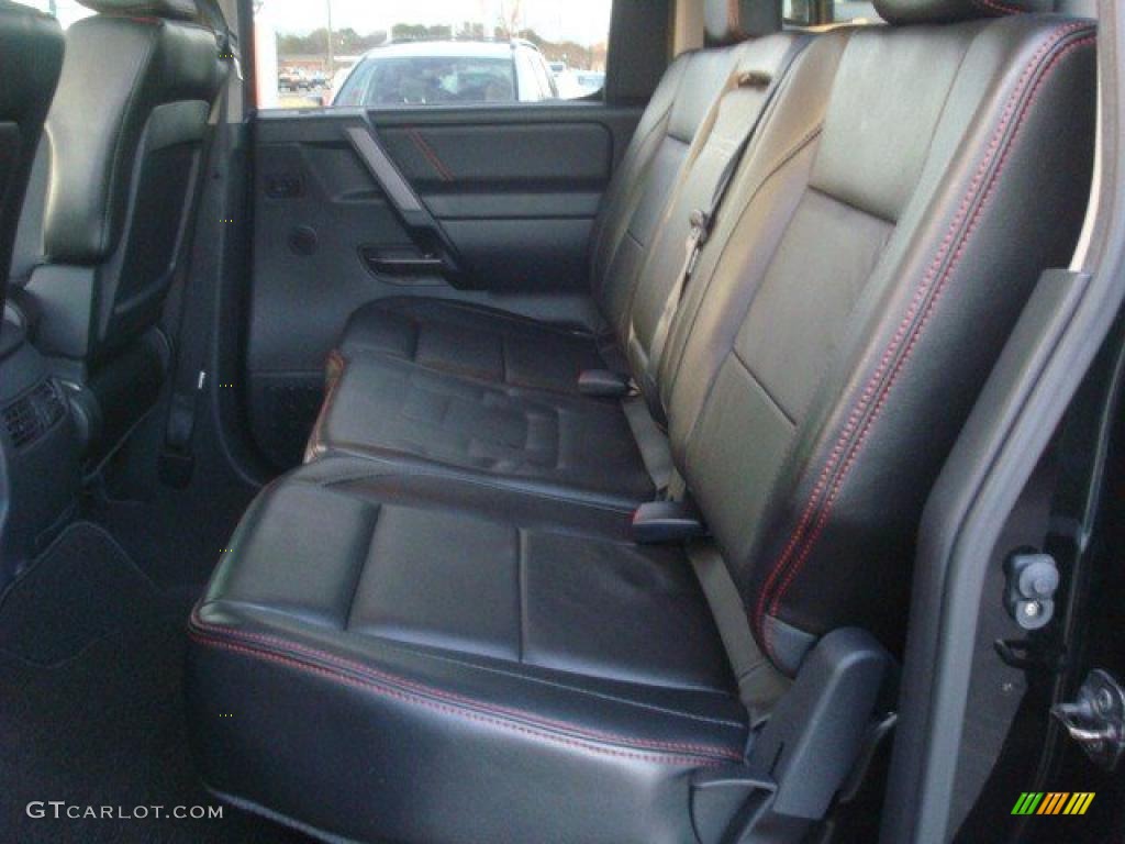 Charcoal Interior 2010 Nissan Titan PRO-4X Crew Cab 4x4 Photo #45121706