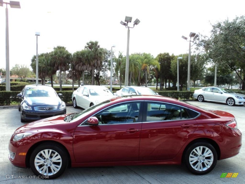 Sangria Red Mica 2010 Mazda MAZDA6 s Touring Sedan Exterior Photo #45122314