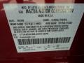  2010 MAZDA6 s Touring Sedan Sangria Red Mica Color Code 36Y