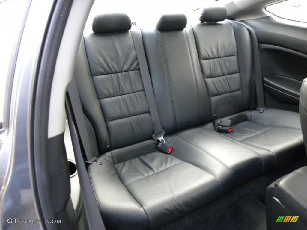 Black Interior 2008 Honda Accord EX-L Coupe Photo #45123842
