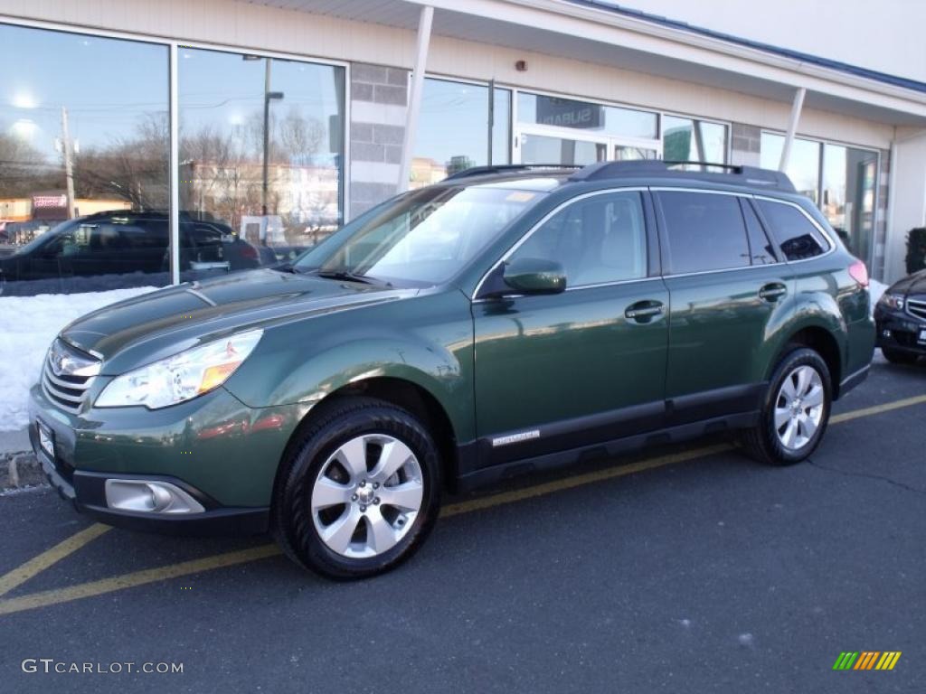 Cypress Green Pearl 2010 Subaru Outback 2.5i Premium Wagon Exterior Photo #45123954
