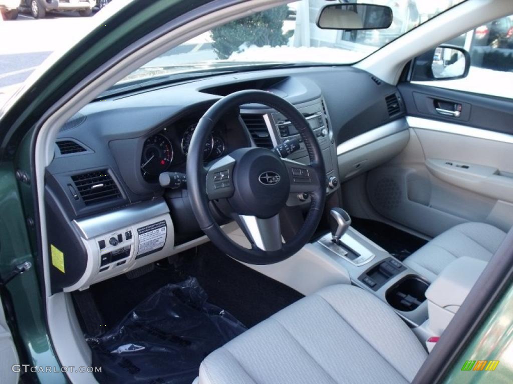 Warm Ivory Interior 2010 Subaru Outback 2.5i Premium Wagon Photo #45124098