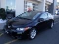 Nighthawk Black Pearl - Civic EX-L Coupe Photo No. 1