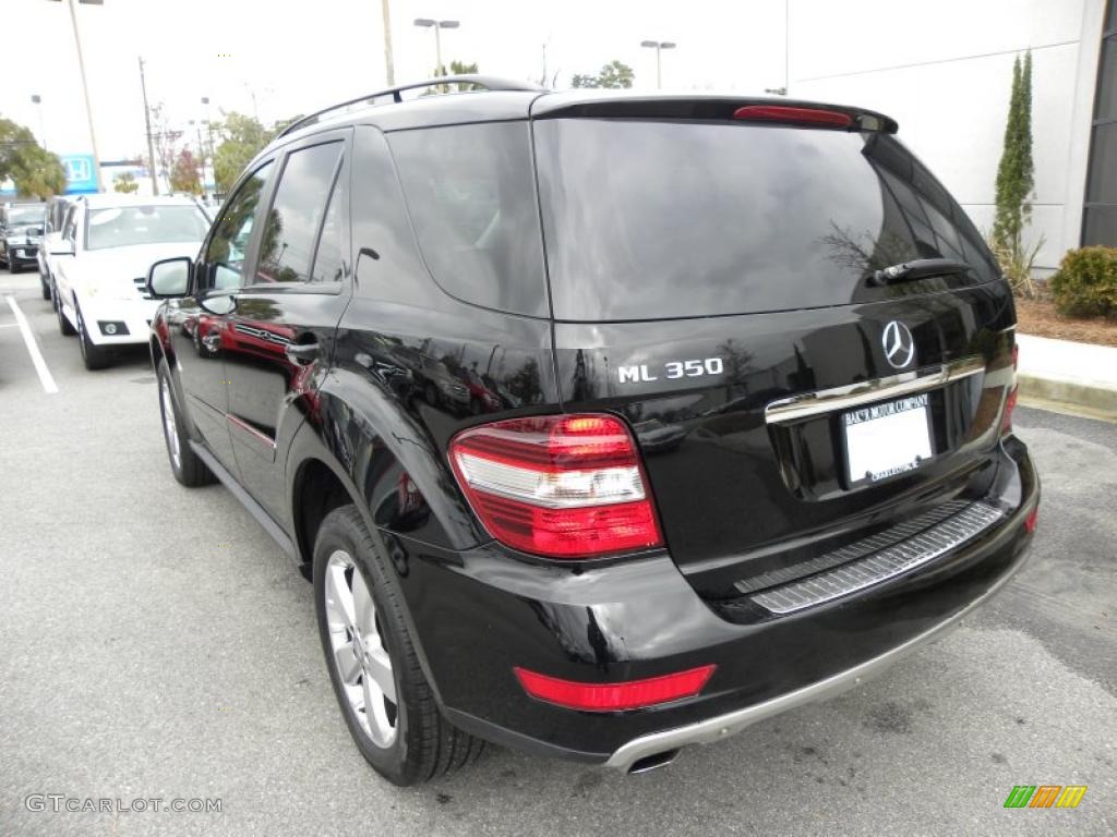 Black 2009 Mercedes-Benz ML 350 Exterior Photo #45124654