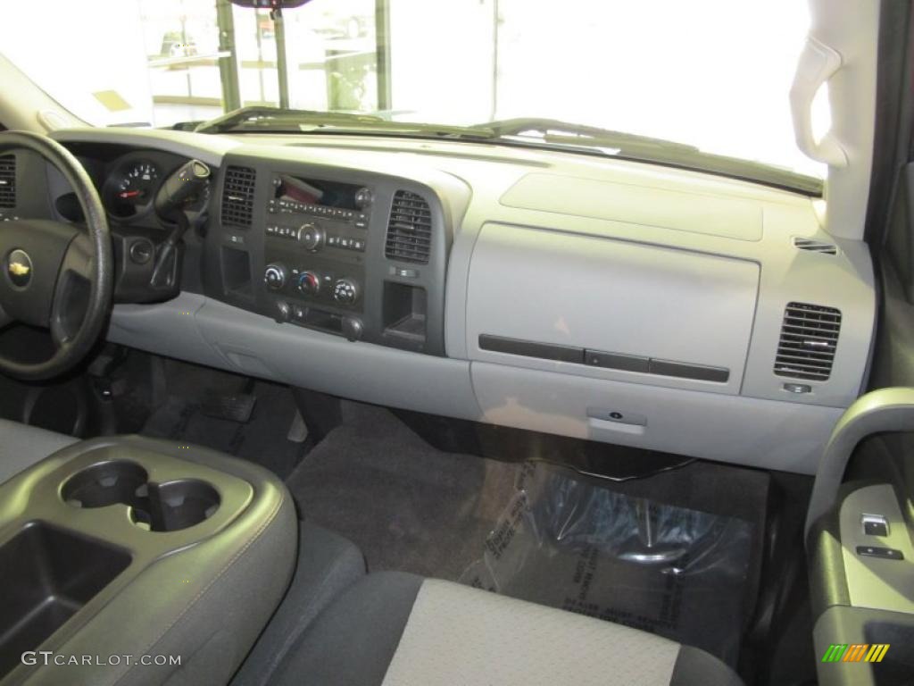 2009 Silverado 1500 LS Crew Cab - Blue Granite Metallic / Dark Titanium photo #8