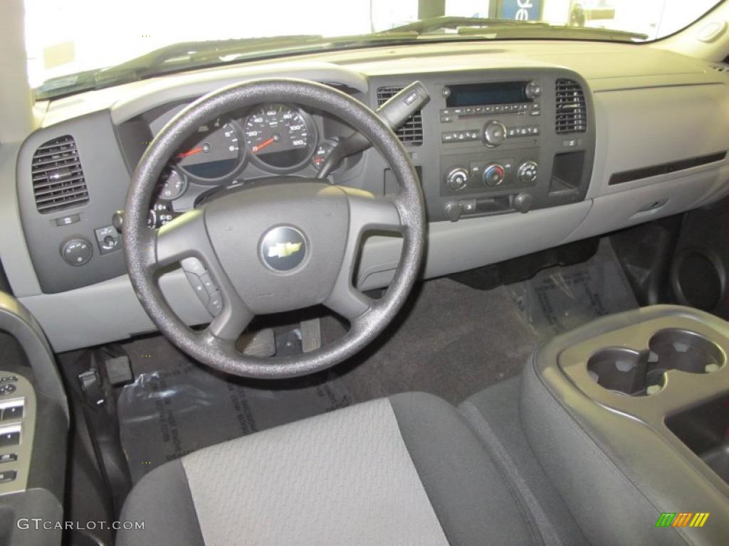 2009 Chevrolet Silverado 1500 LS Crew Cab Dark Titanium Dashboard Photo #45125206