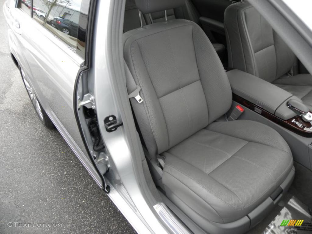 Grey/Dark Grey Interior 2009 Mercedes-Benz S 550 Sedan Photo #45125286