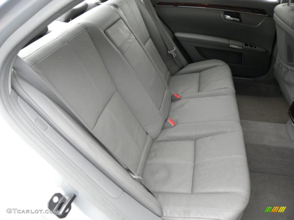 Grey/Dark Grey Interior 2009 Mercedes-Benz S 550 Sedan Photo #45125314