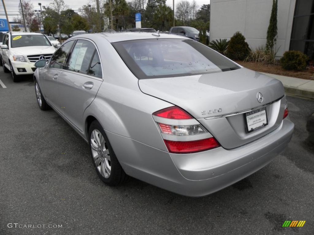 Iridium Silver Metallic 2009 Mercedes-Benz S 550 Sedan Exterior Photo #45125394
