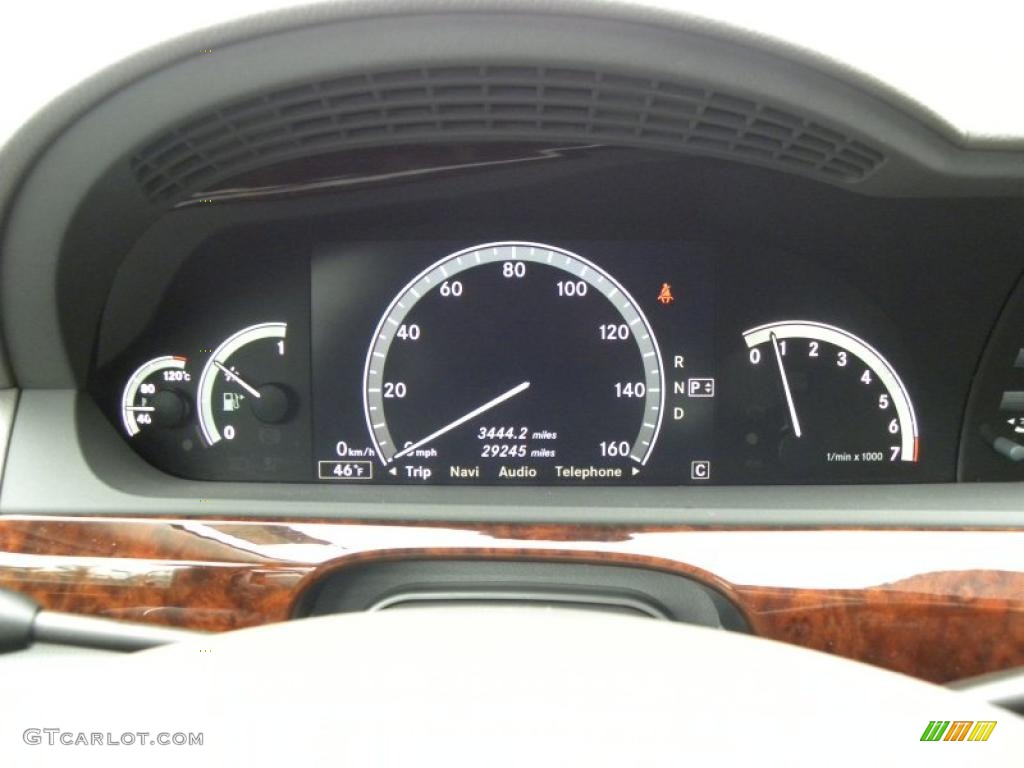 2009 Mercedes-Benz S 550 Sedan Gauges Photo #45125482