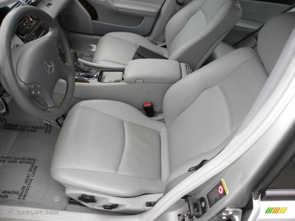 Ash Grey Interior 2004 Mercedes-Benz C 240 Sedan Photo #45125570