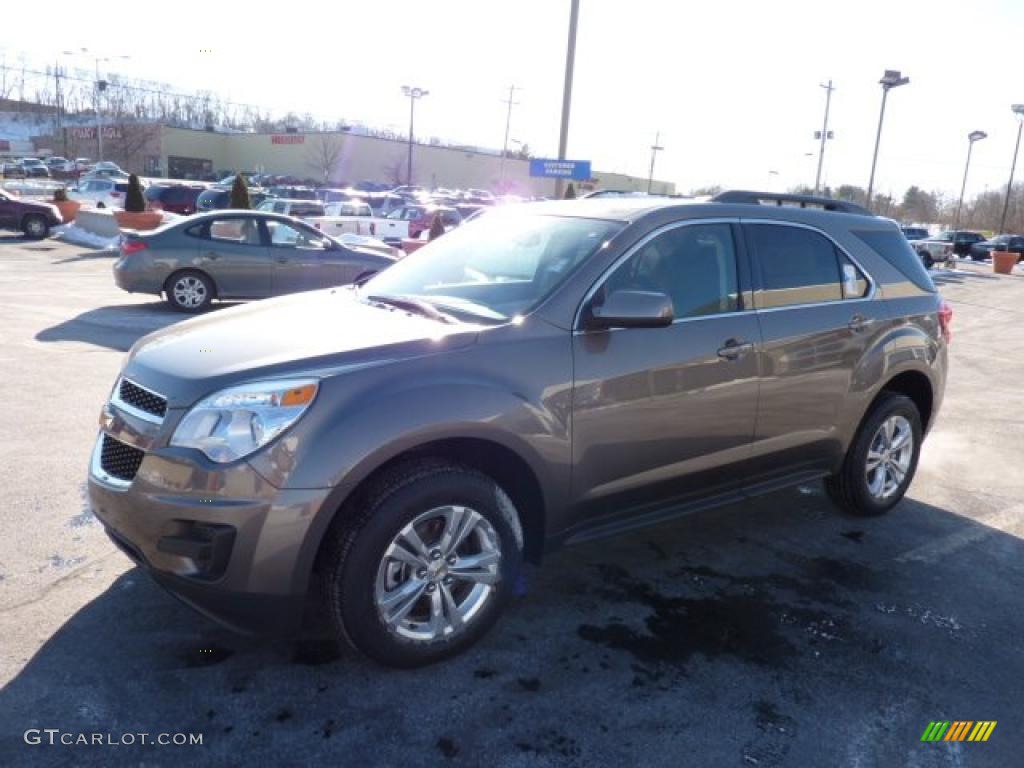 Mocha Steel Metallic 2011 Chevrolet Equinox LT AWD Exterior Photo #45125896