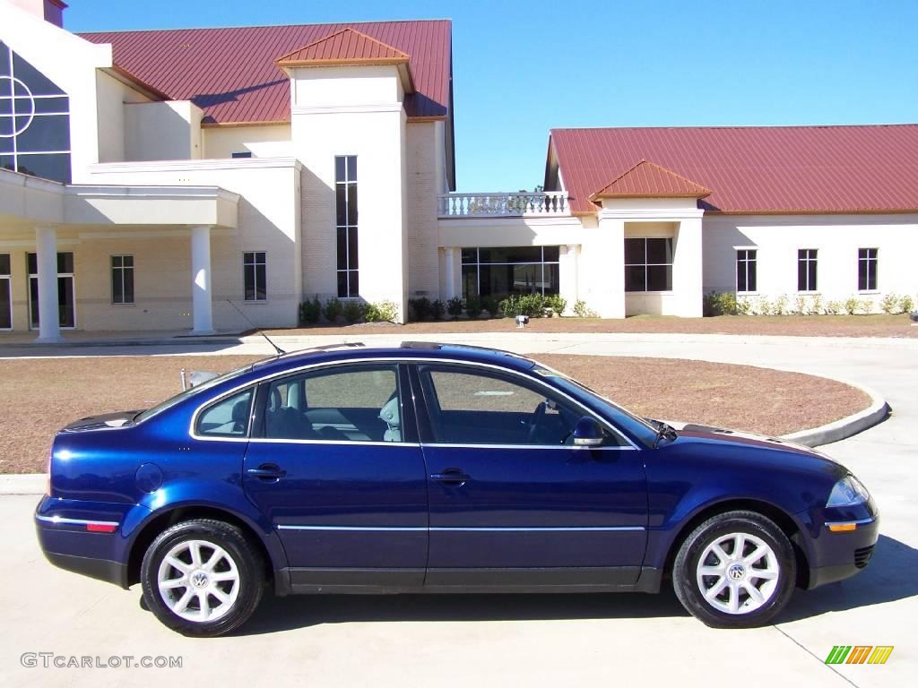 2004 Passat GLS TDI Sedan - Shadow Blue Metallic / Grey photo #2