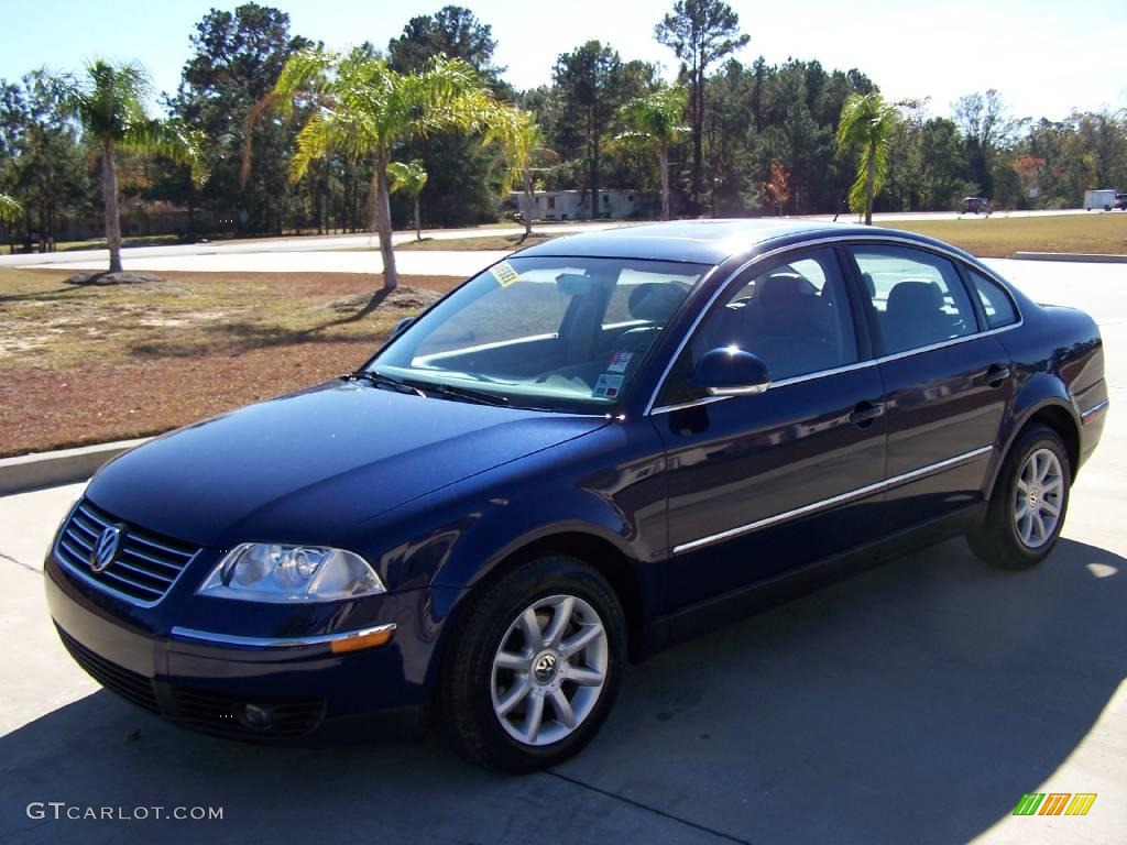 2004 Passat GLS TDI Sedan - Shadow Blue Metallic / Grey photo #7