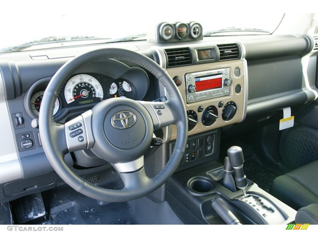 2011 Toyota FJ Cruiser 4WD Dark Charcoal Dashboard Photo #45126282