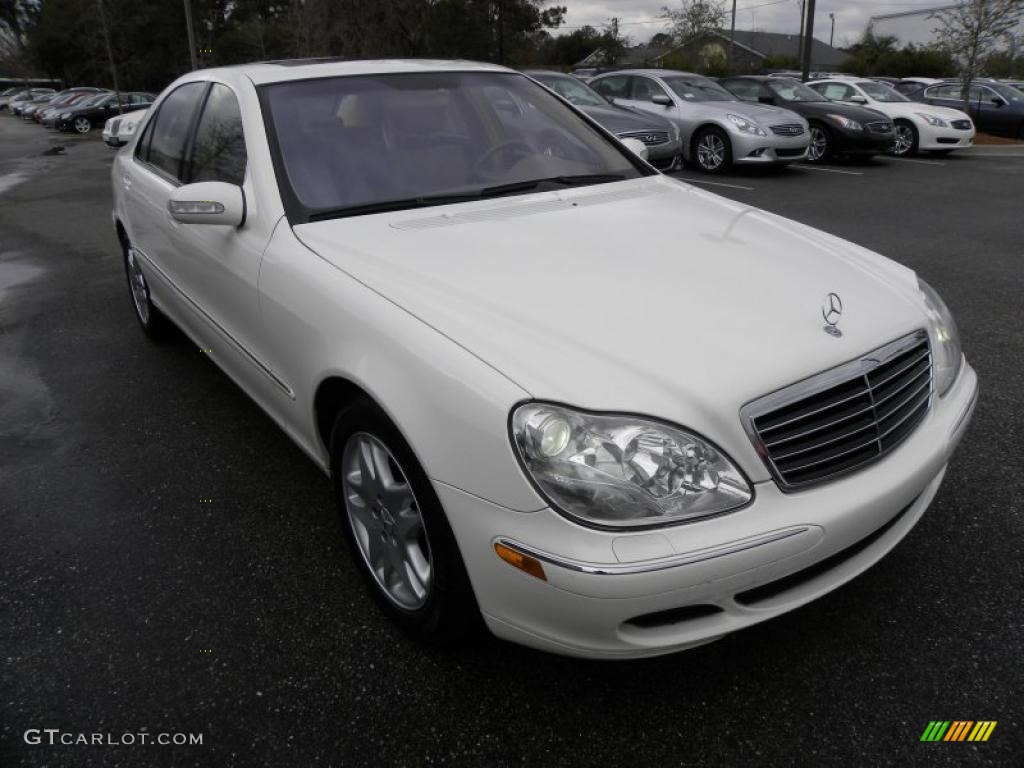 Alabaster White 2003 Mercedes-Benz S 500 Sedan Exterior Photo #45126634