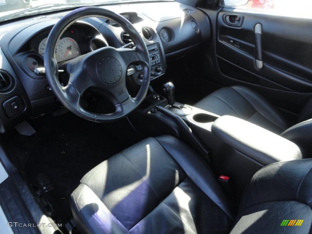 Black Interior 2001 Mitsubishi Eclipse GT Coupe Photo #45126770