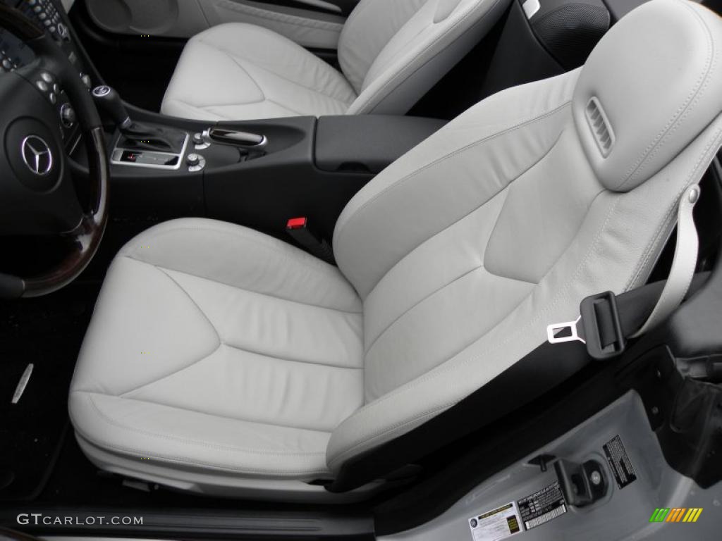 Ash Grey Interior 2008 Mercedes-Benz SLK 350 Roadster Photo #45127162