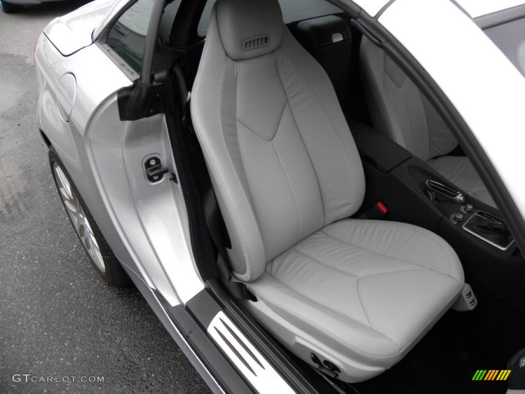 Ash Grey Interior 2008 Mercedes-Benz SLK 350 Roadster Photo #45127206