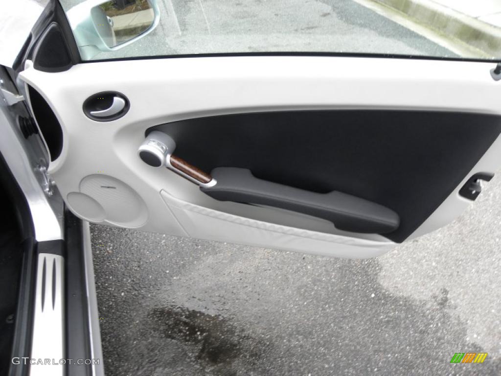 2008 Mercedes-Benz SLK 350 Roadster Ash Grey Door Panel Photo #45127222