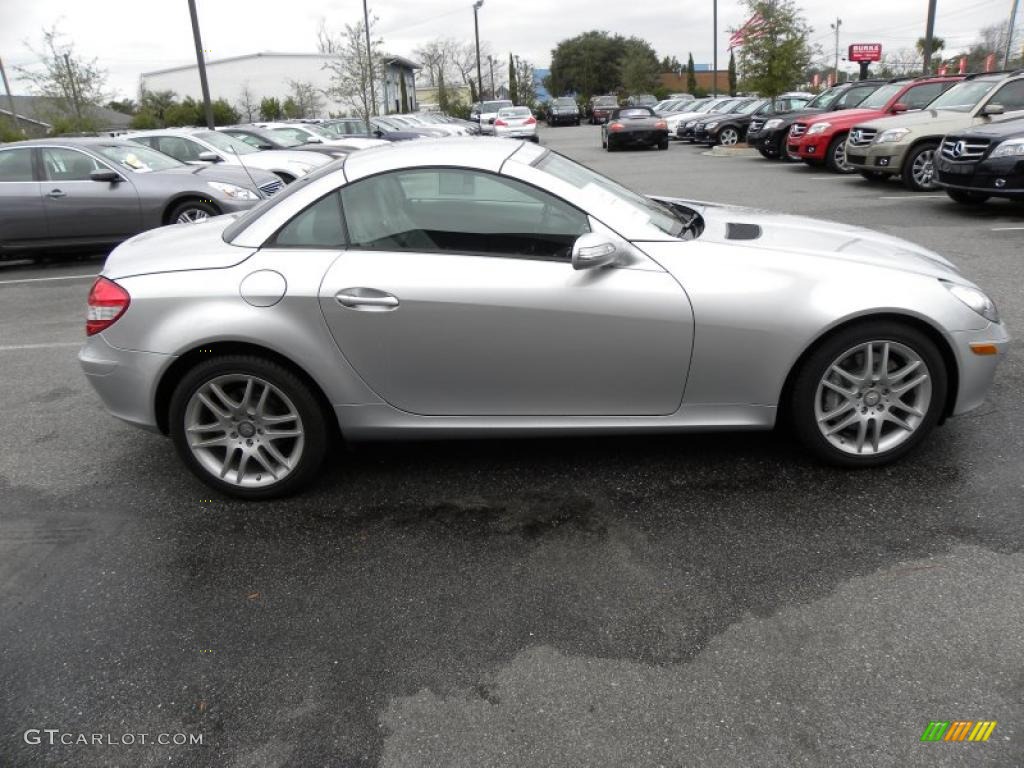 Iridium Silver Metallic 2008 Mercedes-Benz SLK 350 Roadster Exterior Photo #45127242