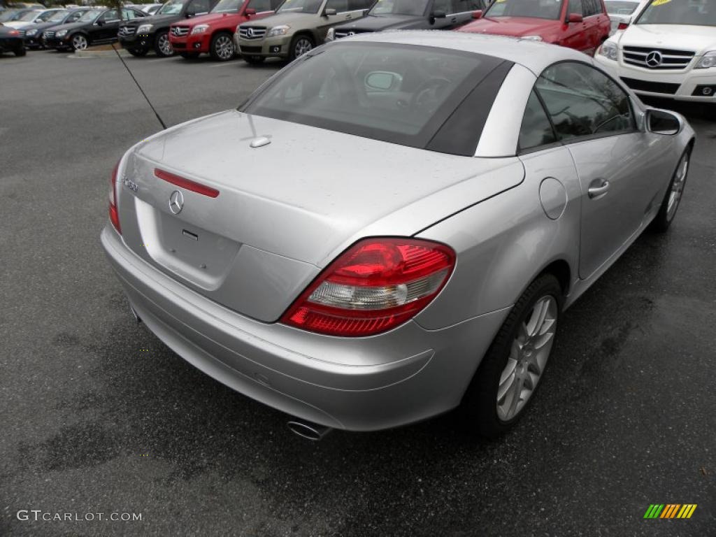 Iridium Silver Metallic 2008 Mercedes-Benz SLK 350 Roadster Exterior Photo #45127262