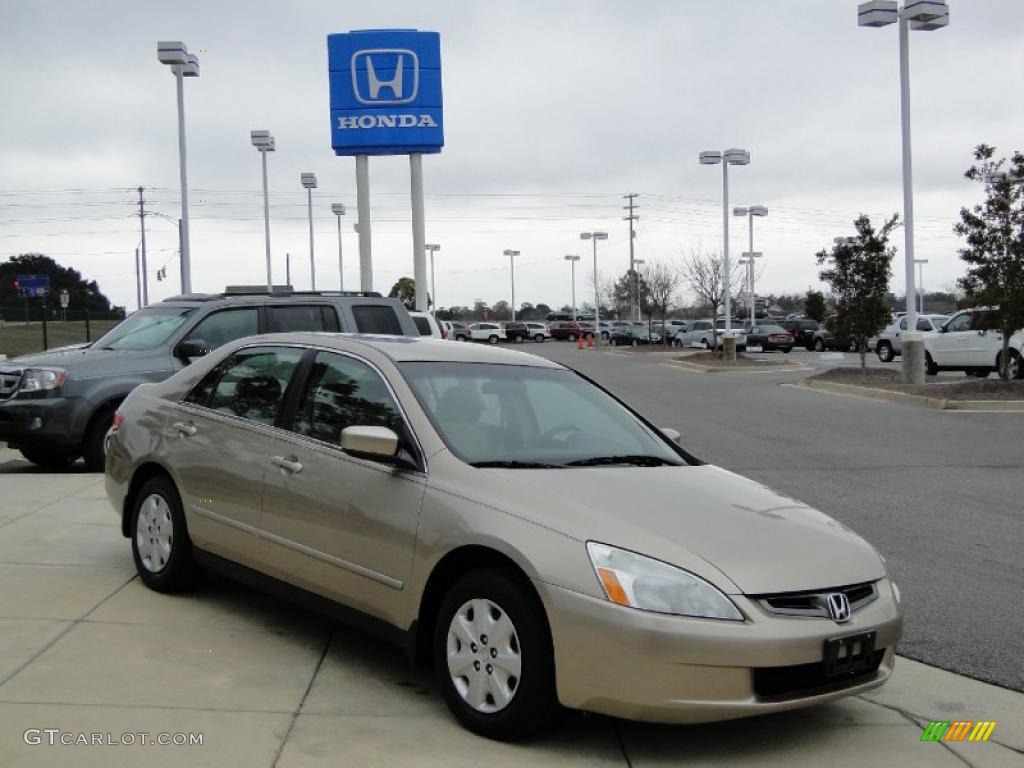 2003 Accord LX Sedan - Desert Mist Metallic / Ivory photo #2