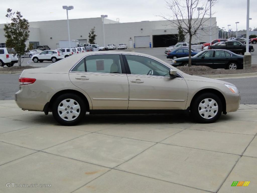 2003 Accord LX Sedan - Desert Mist Metallic / Ivory photo #4