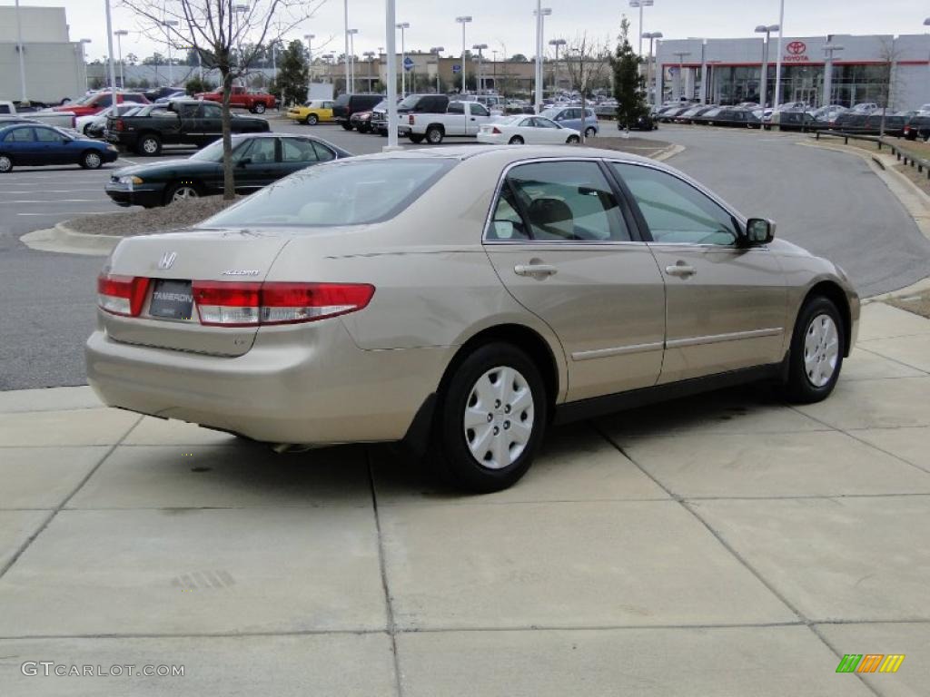 2003 Accord LX Sedan - Desert Mist Metallic / Ivory photo #5
