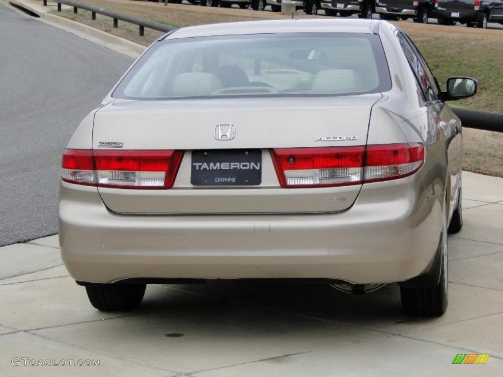 2003 Accord LX Sedan - Desert Mist Metallic / Ivory photo #6