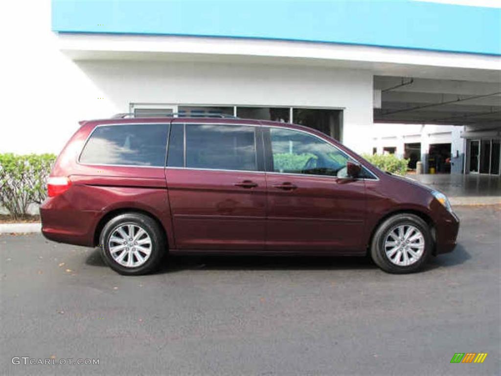 Dark Cherry Pearl 2007 Honda Odyssey Touring Exterior Photo #45127766