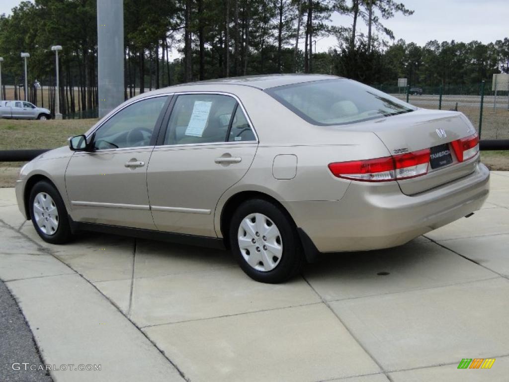 2003 Accord LX Sedan - Desert Mist Metallic / Ivory photo #7