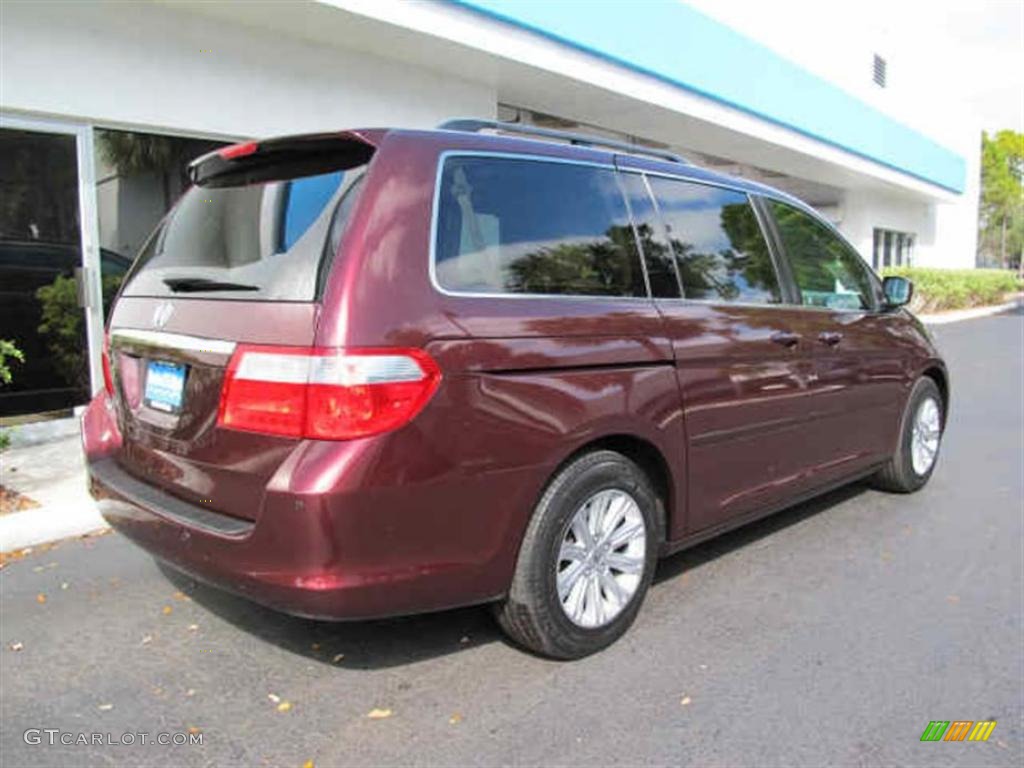 Dark Cherry Pearl 2007 Honda Odyssey Touring Exterior Photo #45127802