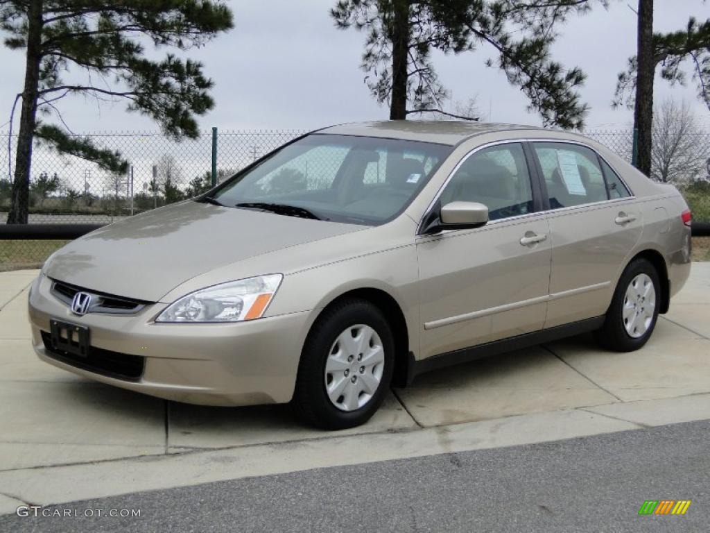 2003 Accord LX Sedan - Desert Mist Metallic / Ivory photo #11