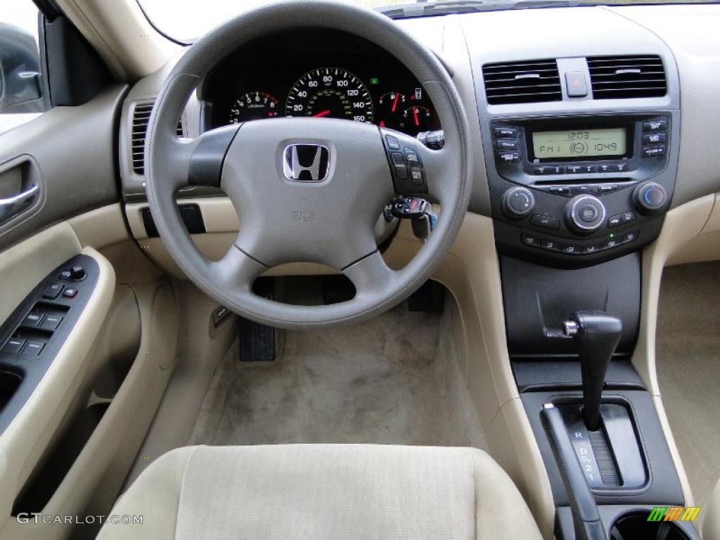 2003 Accord LX Sedan - Desert Mist Metallic / Ivory photo #21