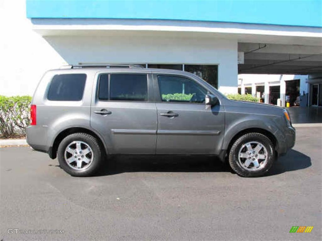 Nimbus Gray Metallic 2009 Honda Pilot Touring Exterior Photo #45128242