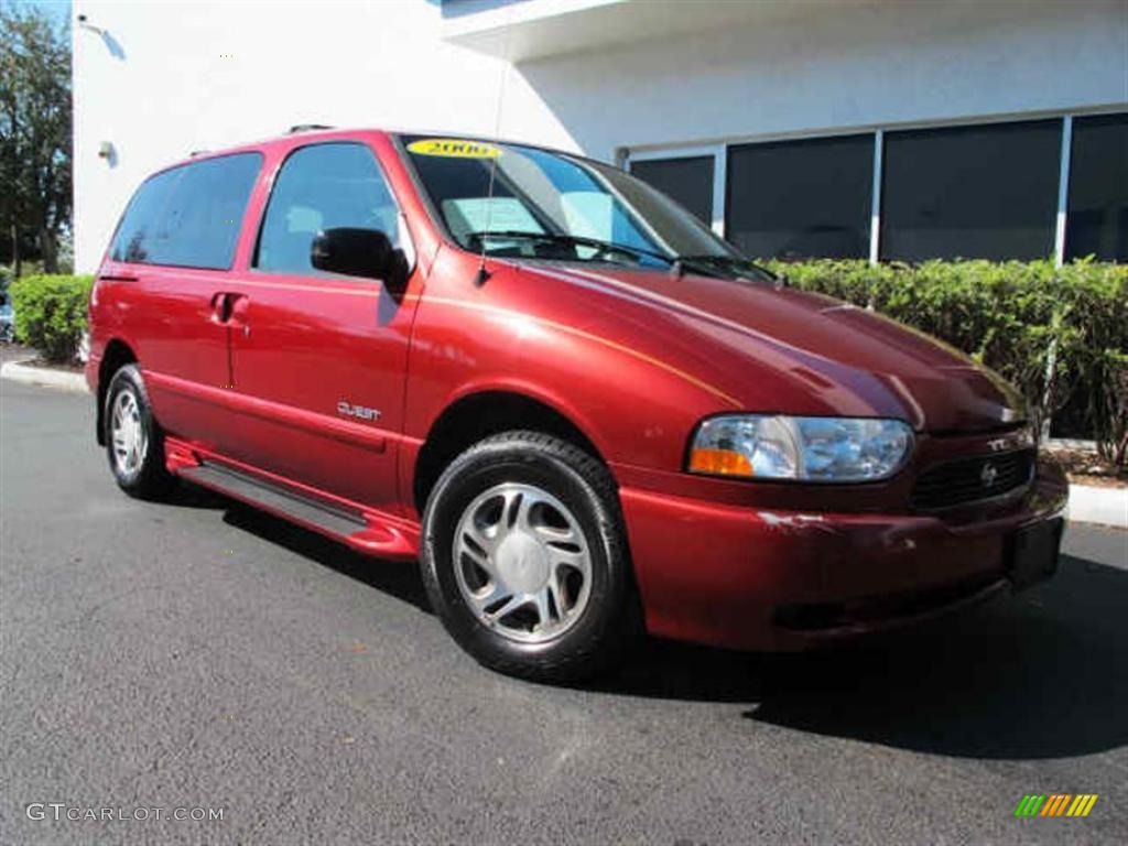 Sunset Red Nissan Quest