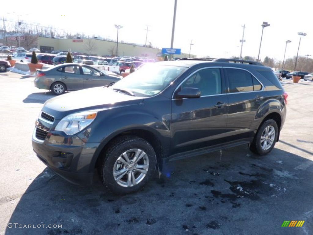 Cyber Gray Metallic 2011 Chevrolet Equinox LT AWD Exterior Photo #45129090