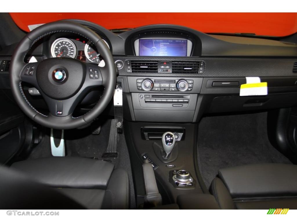 2011 BMW M3 Coupe Black Novillo Leather Dashboard Photo #45129646