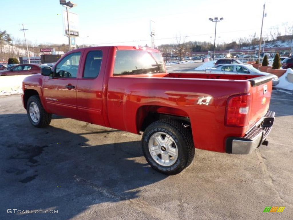 2011 Silverado 1500 LT Extended Cab 4x4 - Victory Red / Ebony photo #5