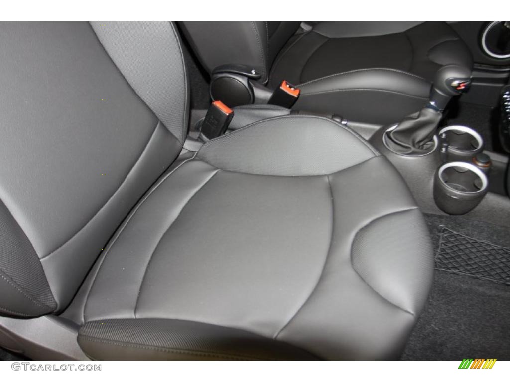 Carbon Black Interior 2011 Mini Cooper S Convertible Photo #45130338