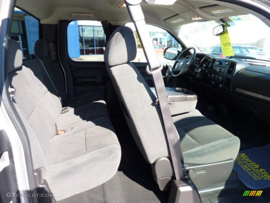 2008 Silverado 1500 LT Extended Cab 4x4 - Silver Birch Metallic / Ebony photo #9