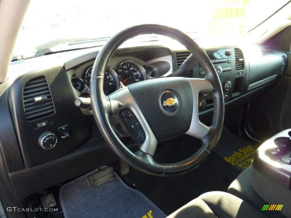 2008 Silverado 1500 LT Extended Cab 4x4 - Silver Birch Metallic / Ebony photo #13