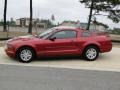 2007 Redfire Metallic Ford Mustang V6 Deluxe Coupe  photo #10