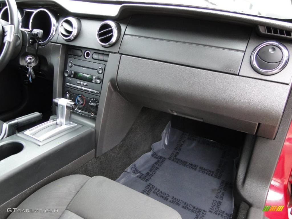 2007 Mustang V6 Deluxe Coupe - Redfire Metallic / Dark Charcoal photo #27