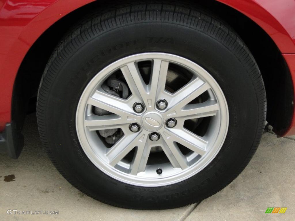 2007 Mustang V6 Deluxe Coupe - Redfire Metallic / Dark Charcoal photo #36