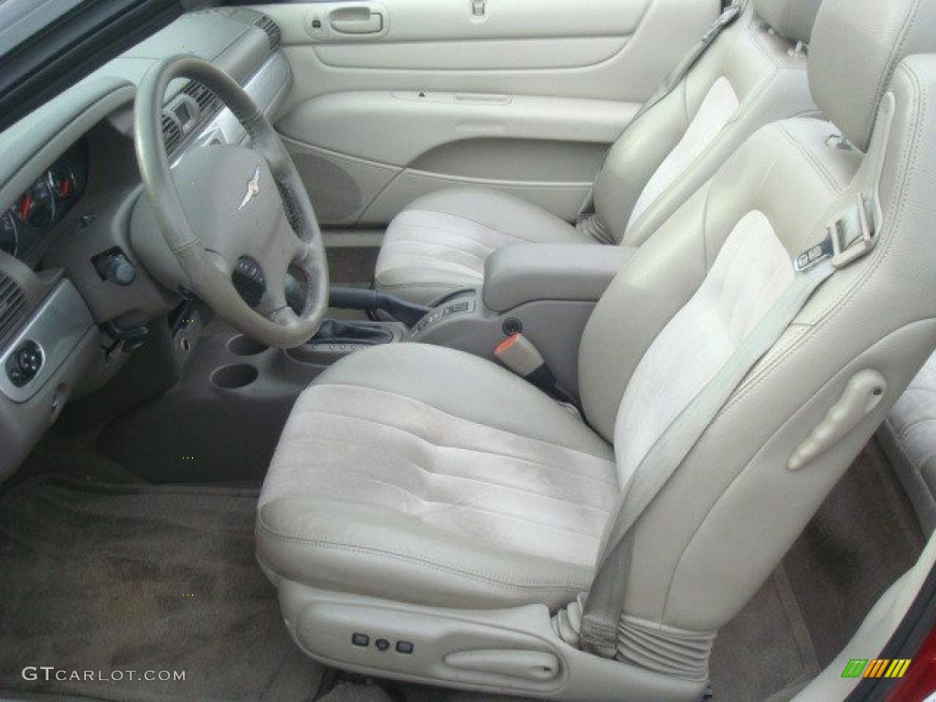 2005 Sebring Touring Convertible - Deep Red Pearl / Light Taupe photo #9