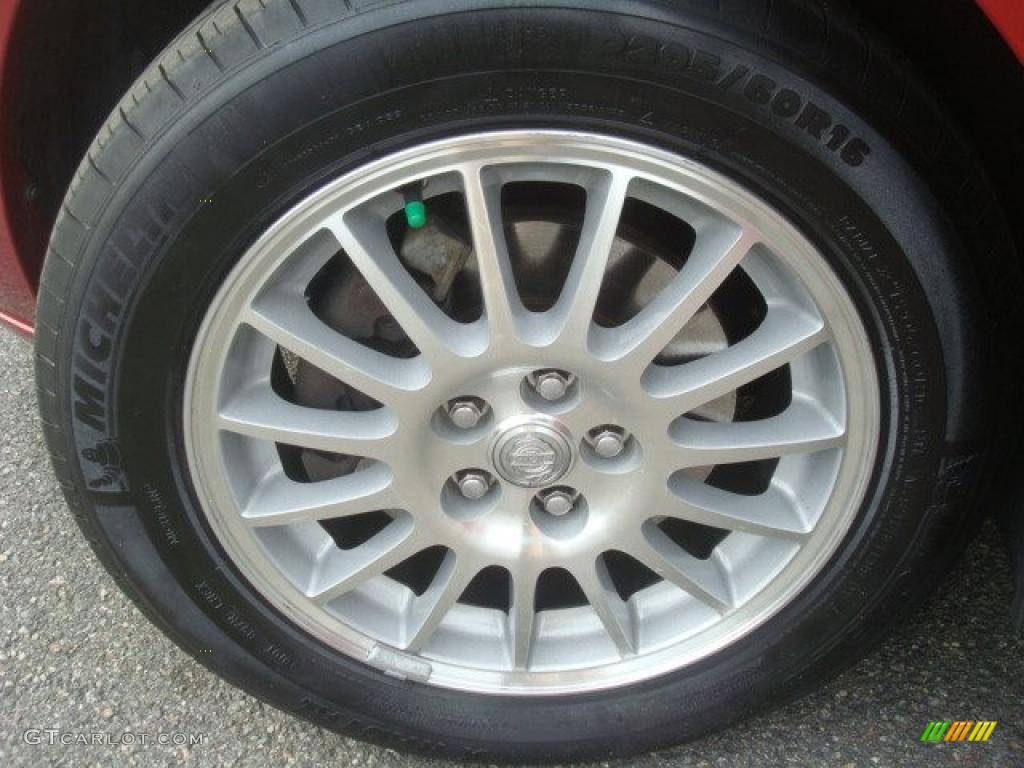 2005 Sebring Touring Convertible - Deep Red Pearl / Light Taupe photo #19