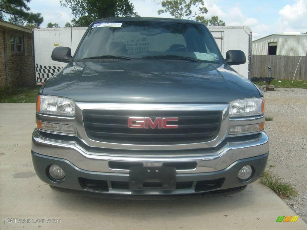 2006 Sierra 1500 SLT Crew Cab - Deep Blue Metallic / Pewter photo #2